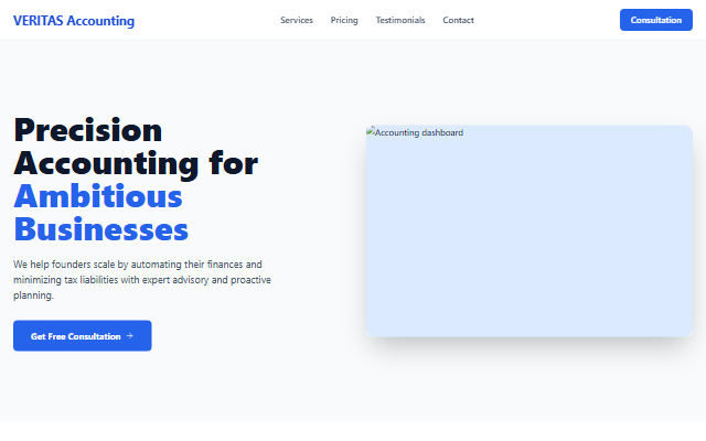 Accounting Firm template preview