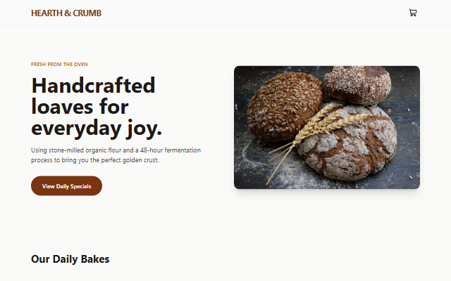 Bakery template preview