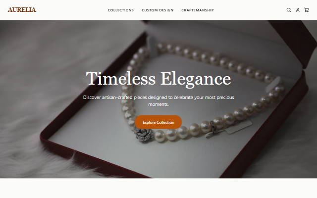 Jewelry Store template preview