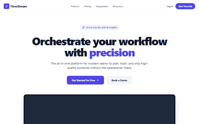 SaaS Product template preview